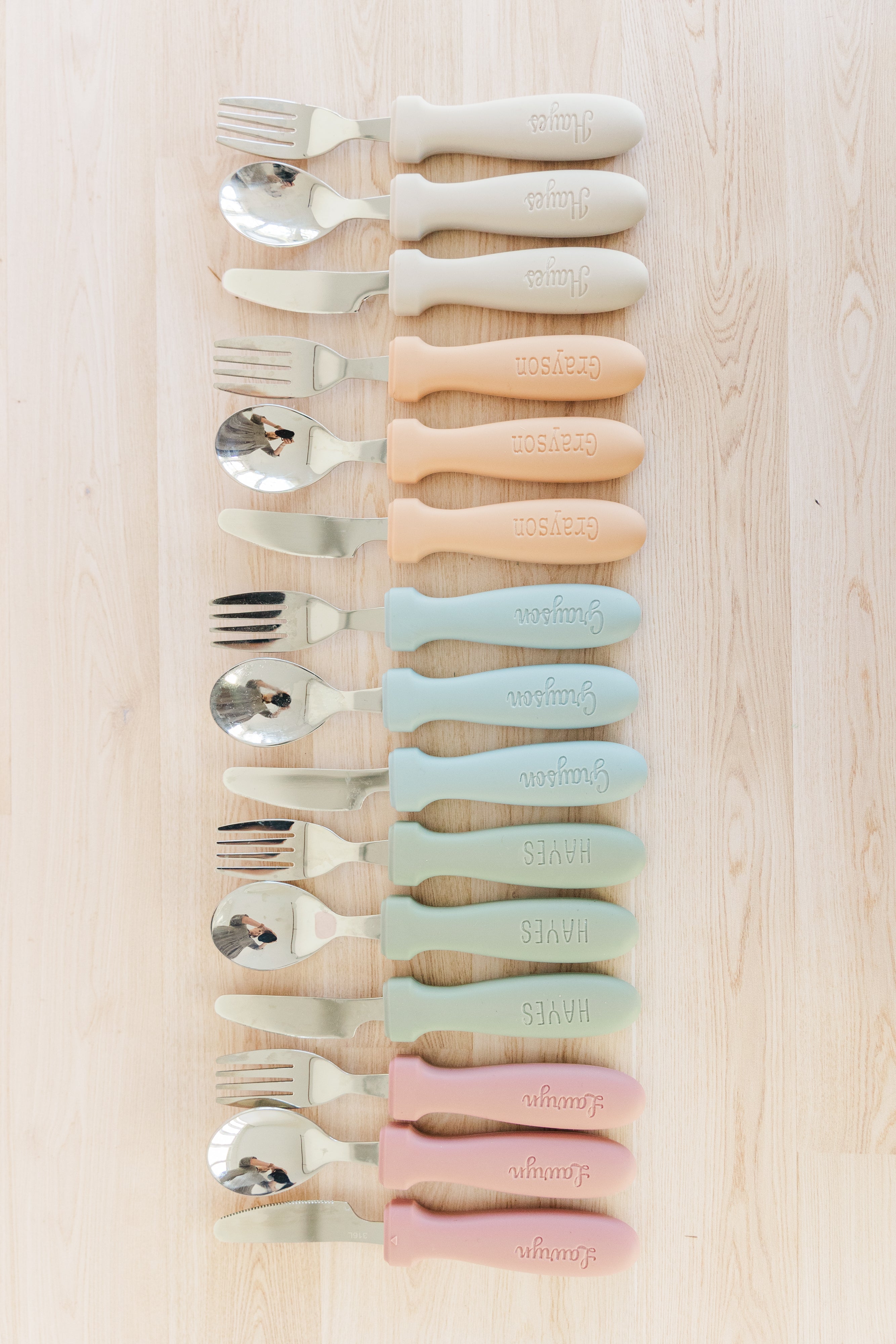 Personalized Toddler Utensils (set of 3)