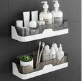 Bathroom Wall-Mounted Storage Rack with Suction Cups